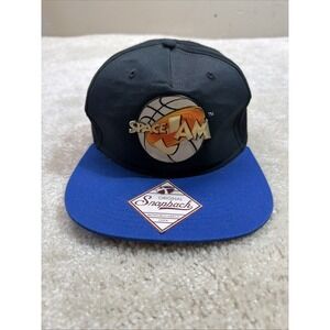 Vintage Space Jam Tune Squad Snapback Hat Michael Jordan Chicago Bulls NBA